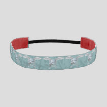Concrete mixer blue-gray athletic headband