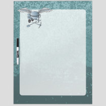 Concrete mixer blue-gray Dry-Erase board