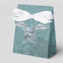 Concrete mixer blue-gray favor box