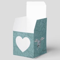 Concrete mixer blue-gray favor box