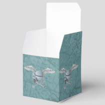Concrete mixer blue-gray favor box