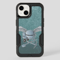 Concrete mixer blue-gray OtterBox iPhone 14 case