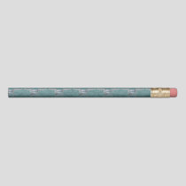 Concrete mixer blue-gray pencil