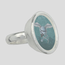 Concrete mixer blue-gray ring