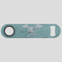 Concrete mixer blue-gray speed bottle opener