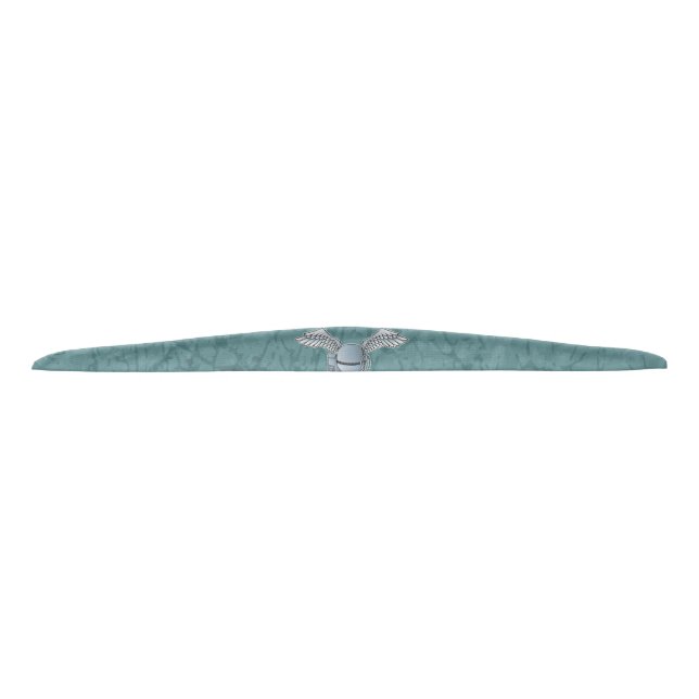 Concrete mixer blue-gray tie headband (Front)