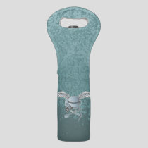 Concrete mixer blue-gray wine bag
