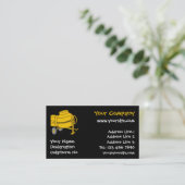 Concrete Mixer Business Card (Standing Front)