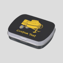 Concrete Mixer Candy Tin