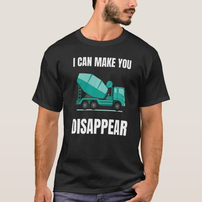 Concrete Mixer  Cement Mixer Truck Driver T-Shirt (Front)