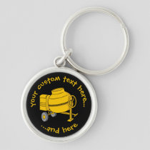 Concrete Mixer Keychain