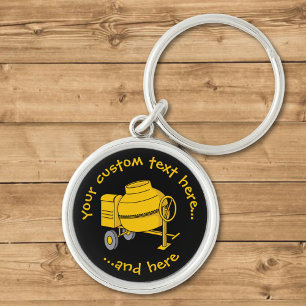 Concrete Mixer Keychain