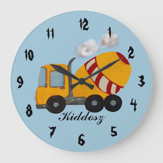 Concrete mixer large clock (Front)