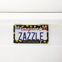 Concrete Mixer Pattern License Plate Frame