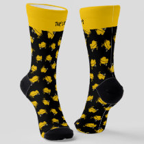 Concrete Mixer Pattern Socks