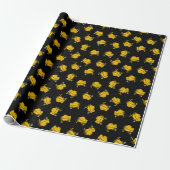 Concrete Mixer Pattern Wrapping Paper (Unrolled)
