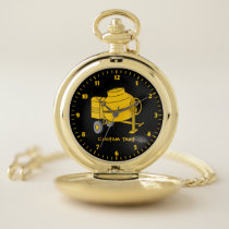 Concrete Mixer Pocket Watch