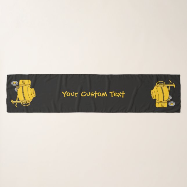 Concrete Mixer Scarf (Front (Horizontal))