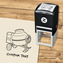 Concrete Mixer Self-inking Stamp