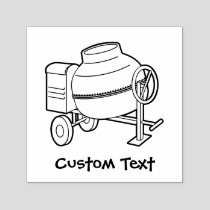 Concrete Mixer Self-inking Stamp