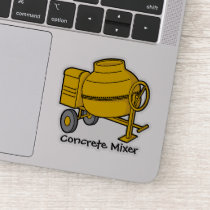 Concrete Mixer Sticker