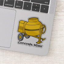 Concrete Mixer Sticker