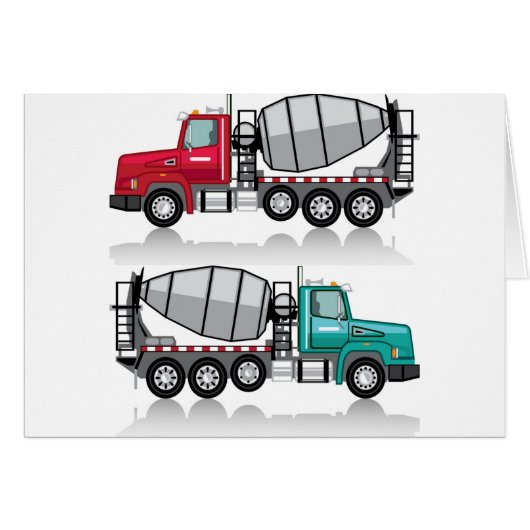 Concrete mixer Truck (Front Horizontal)