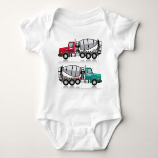 Concrete mixer Truck Baby Bodysuit