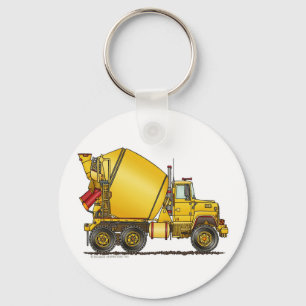 Concrete Mixer Truck Key Chains