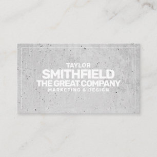 Concrete Professional Business Card