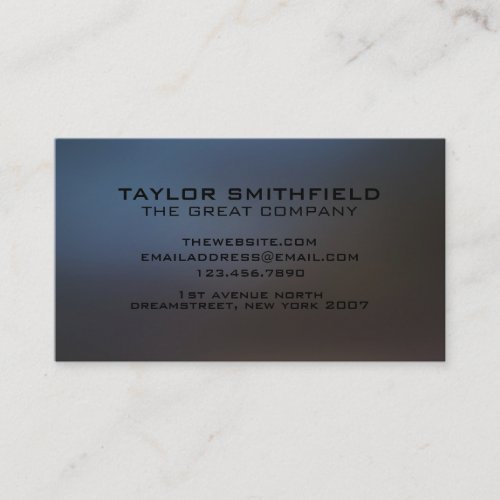 Concrete Professional Metal Modern Business Card