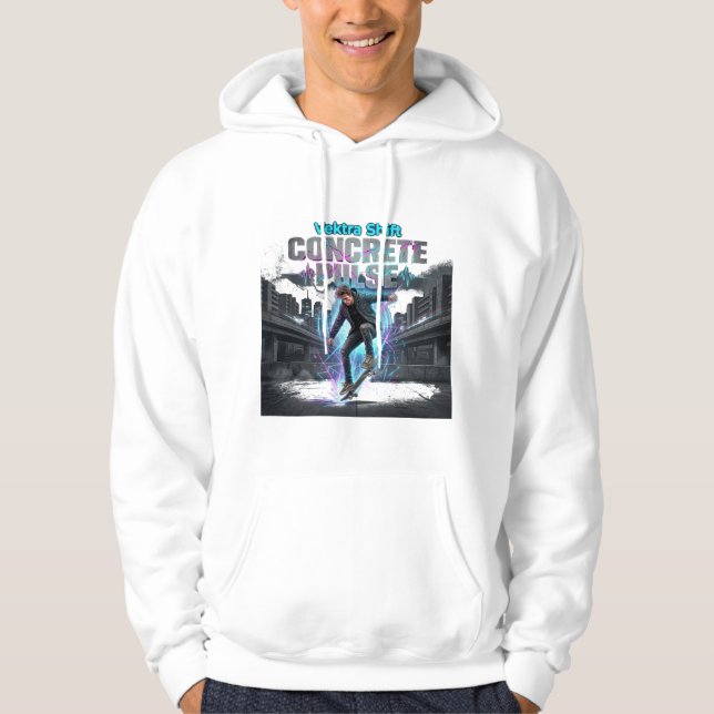 Concrete Pulse Vektra Shift Hoodie (Front)