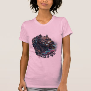 Concrete Rebel Pitbull Graffiti T-Shirt