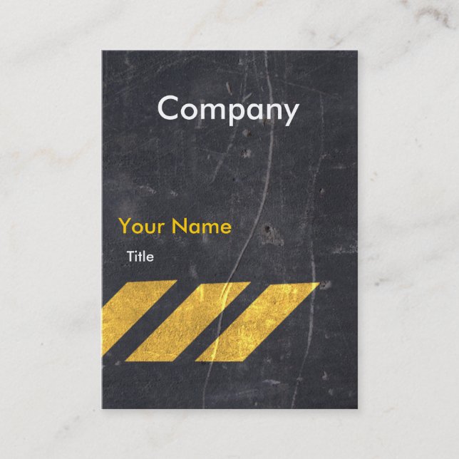 concrete road Business Cards (Front)