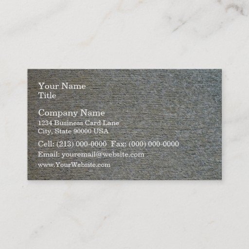 Customizable Concrete Seamless Texture Business Cards