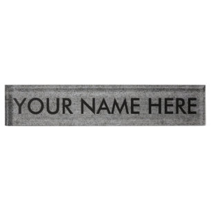 CONCRETE SLAB v.2 (architectural texture) ~ Desk Name Plate