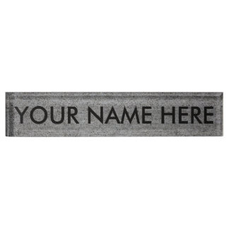 CONCRETE SLAB v.2 (architectural texture) ~ Desk Name Plate