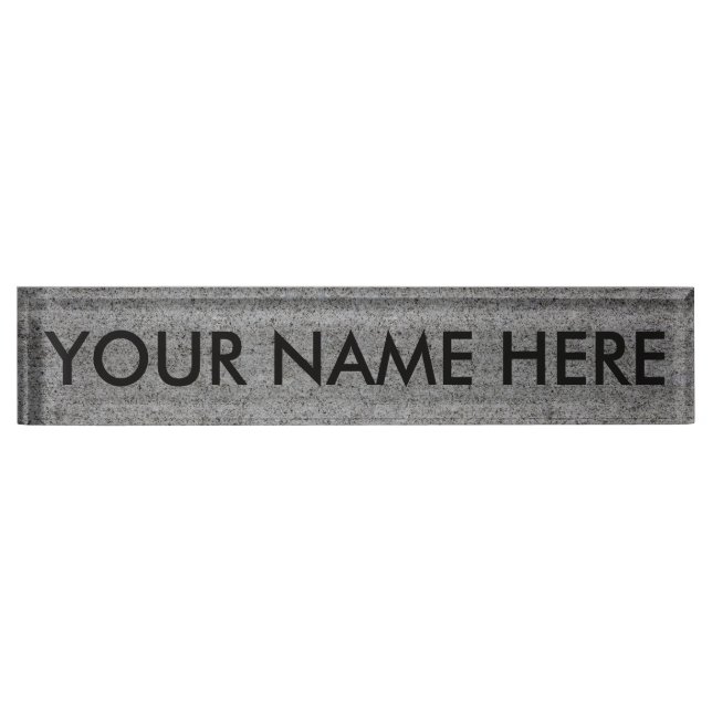 CONCRETE SLAB v.2 (architectural texture) ~ Desk Name Plate (Front)