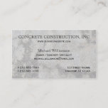 Concrete Specialist Business Cards at Zazzle