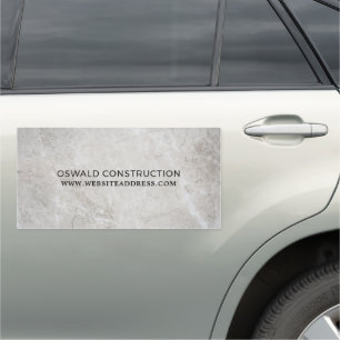 Concrete Surface, Building Firm, Builders Car Magnet