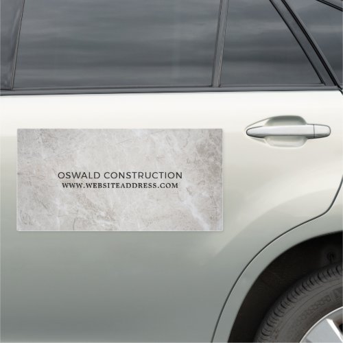 Concrete Surface Building Firm Builders Car Magnet