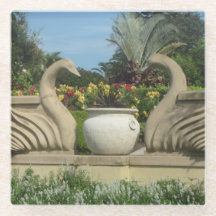 Concrete Swans created as a Glass Coaster
