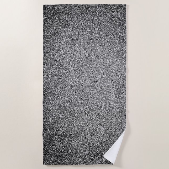 Concrete Texture Beach Towel (Front)