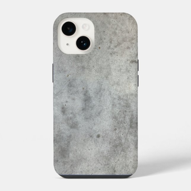 concrete texture cement pattern background minimal iphone case (Back)
