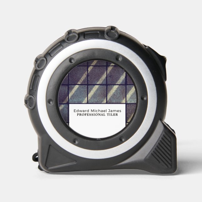 Concrete Tiles, Floorer, Tile Installer Tape Measure (Front)