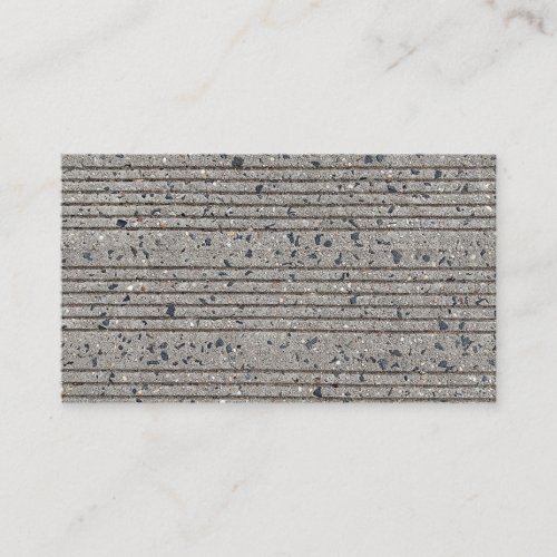 Concrete Tining Gray Cement Sidewalk Business Card