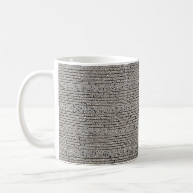 Concrete Tining Gray Cement Sidewalk Coffee Mug (Left)