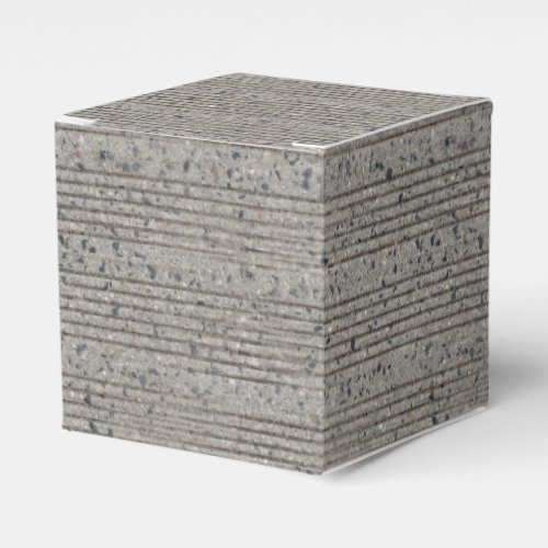 Concrete Tining Gray Cement Sidewalk Favor Boxes