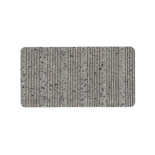 Concrete Tining Gray Cement Sidewalk Label (Front)