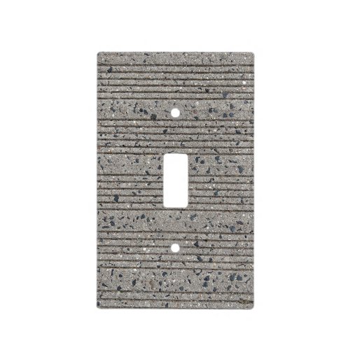 Concrete Tining Gray Cement Sidewalk Light Switch Cover